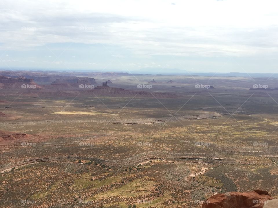 Utah desert. Utah desert from Moki dugway