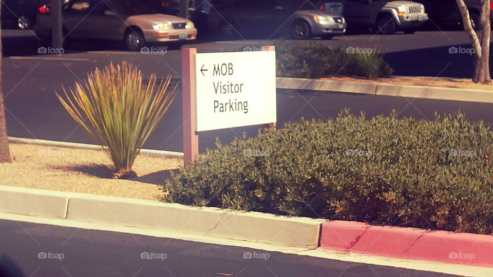 mob parking sign