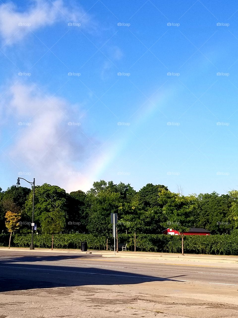Rainbow from the falls
