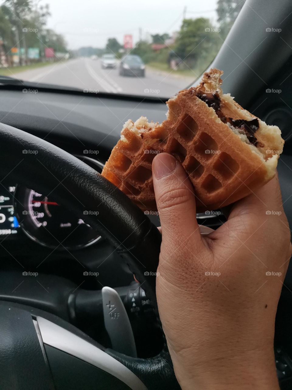 Chocolate Waffle Cake