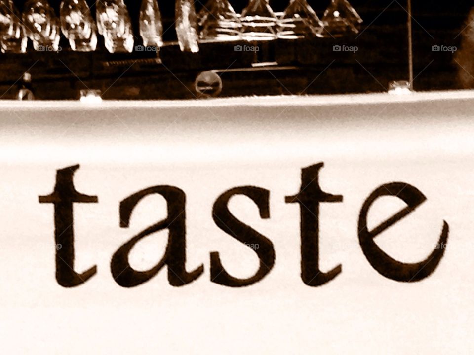 The taste 