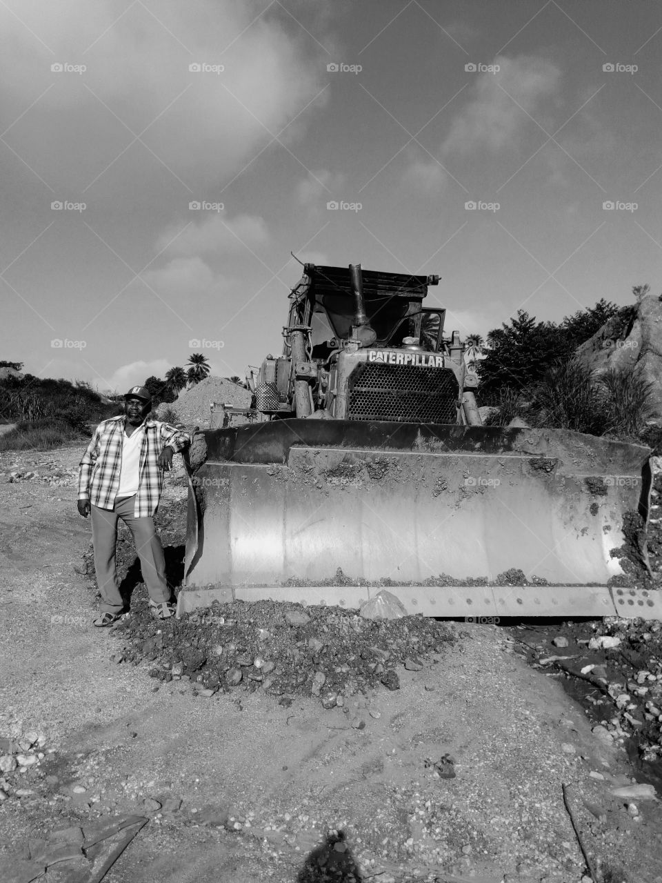 bulldozer  and the senior operator