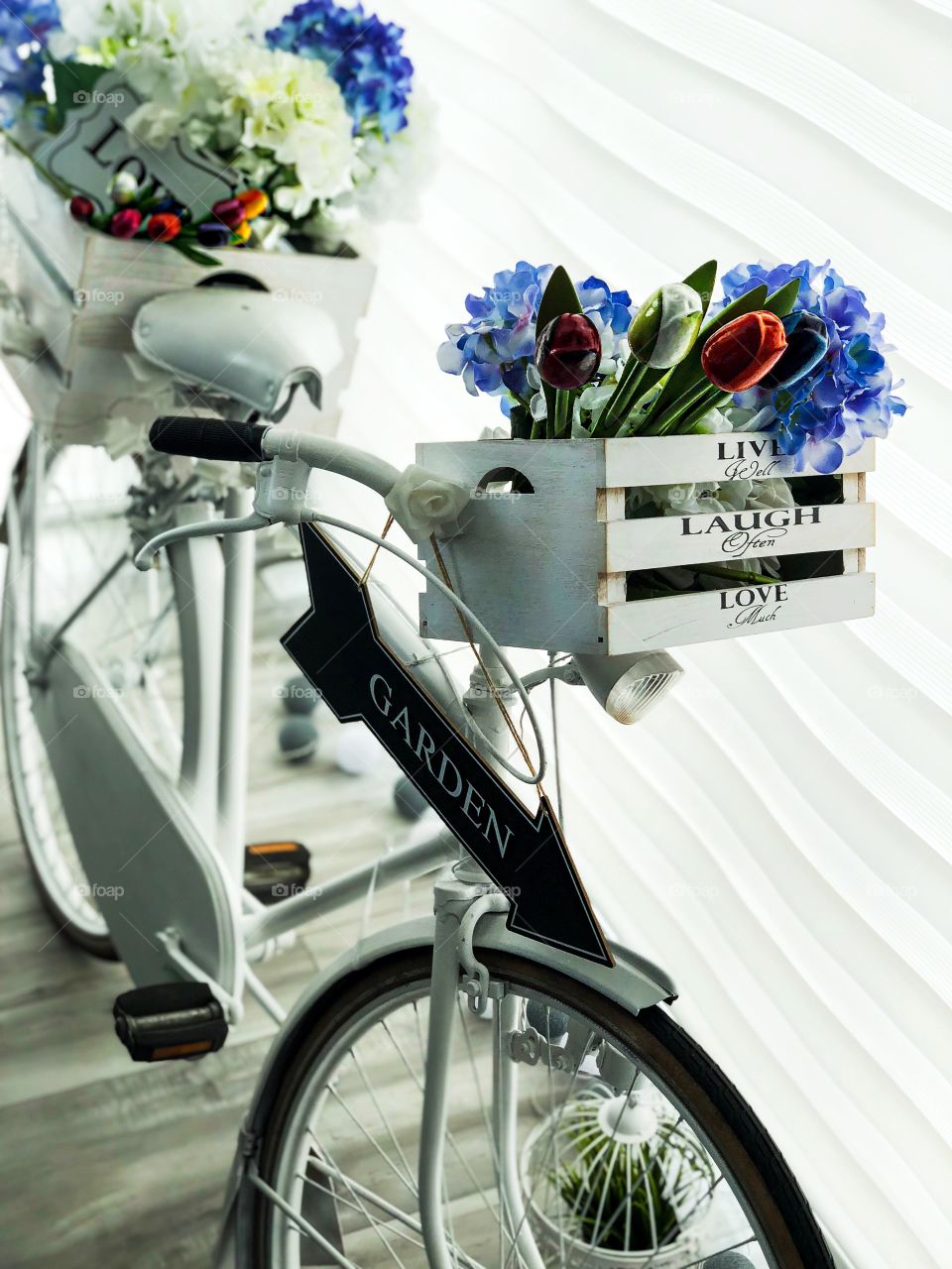 Bike with flowers