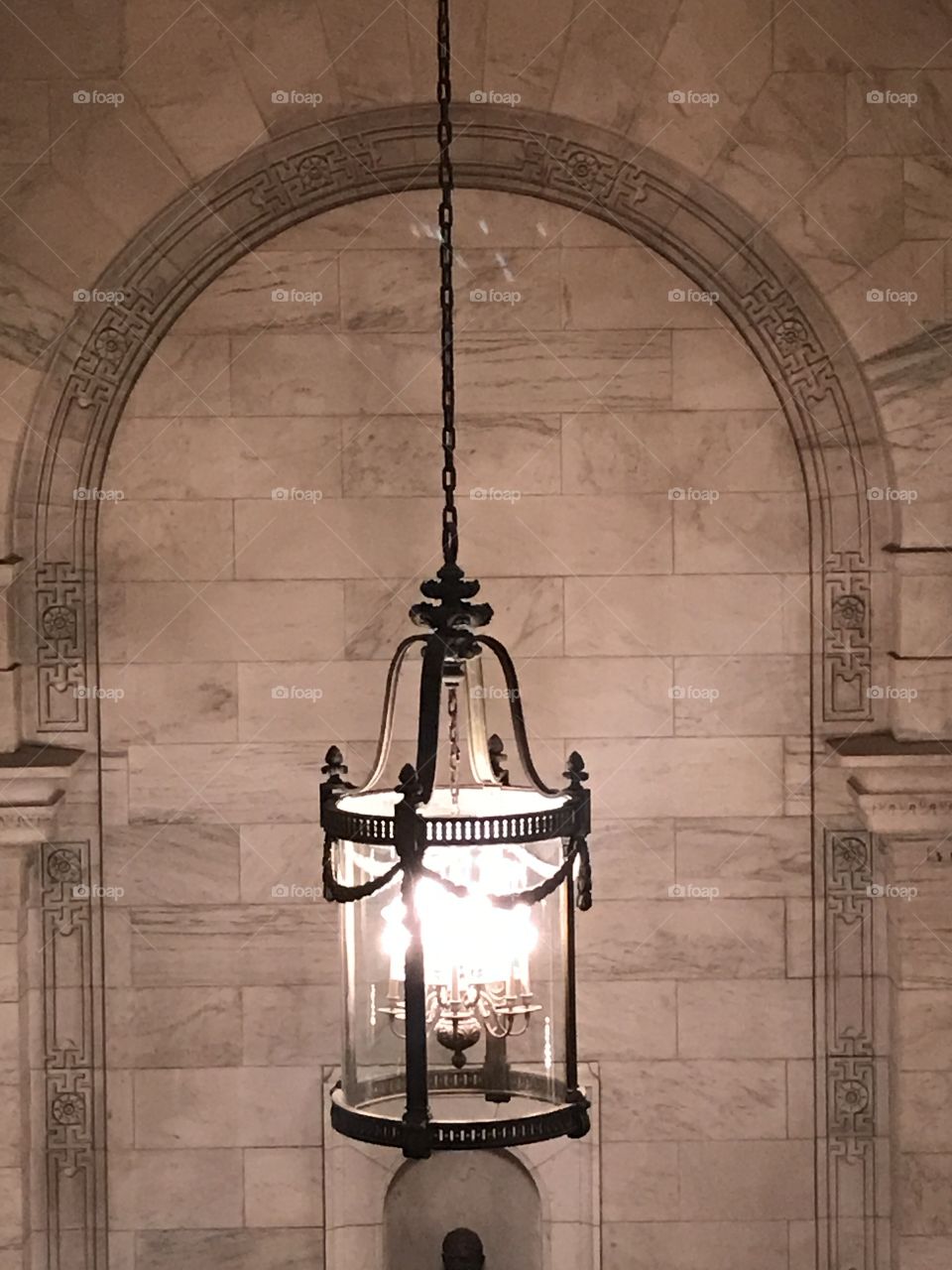 NYC Library Antique Lamp Lighting 