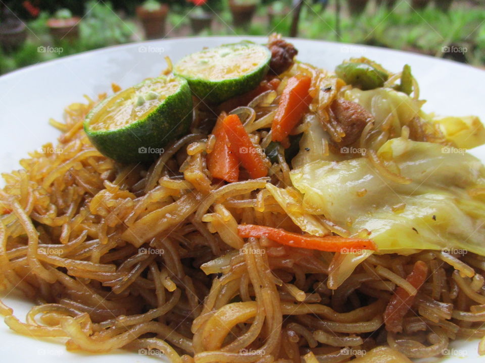 noodle/ pansit in philippines
