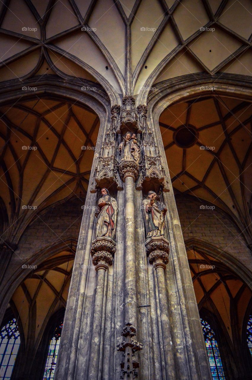 Interior de la Catedral de San Esteban de Viena, Stephansdom (Vienna - Austria)