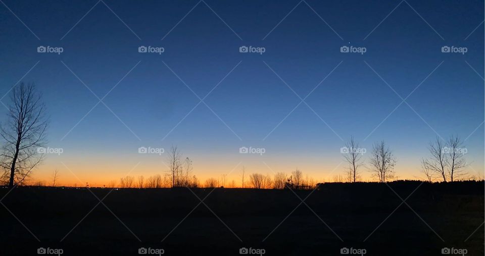 Sunset in Detroit Lakes, MN