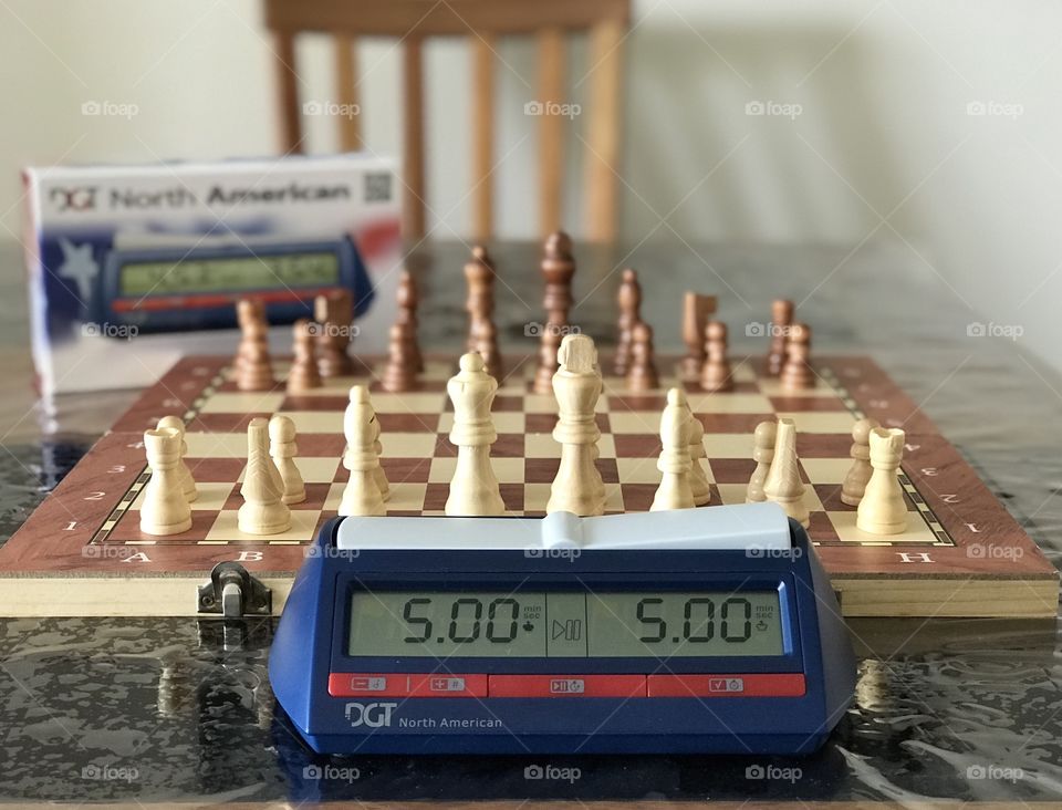 Dgt north american clock for chess and other games.