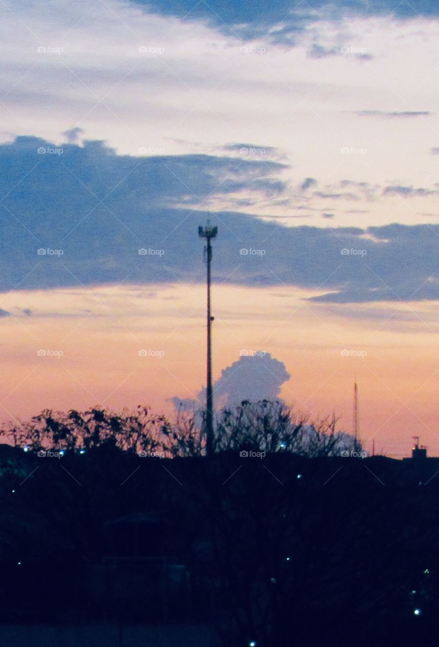 Antenna Sunset in Bambui Minas Gerais 2