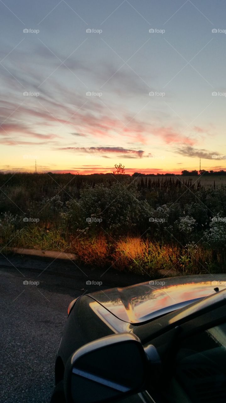 stopped to see the sunrise