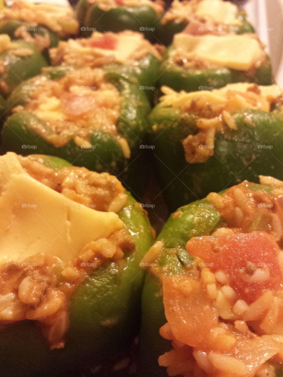 Stuffed Green Peppers
