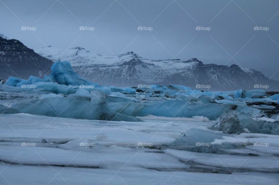 Ice lagoon