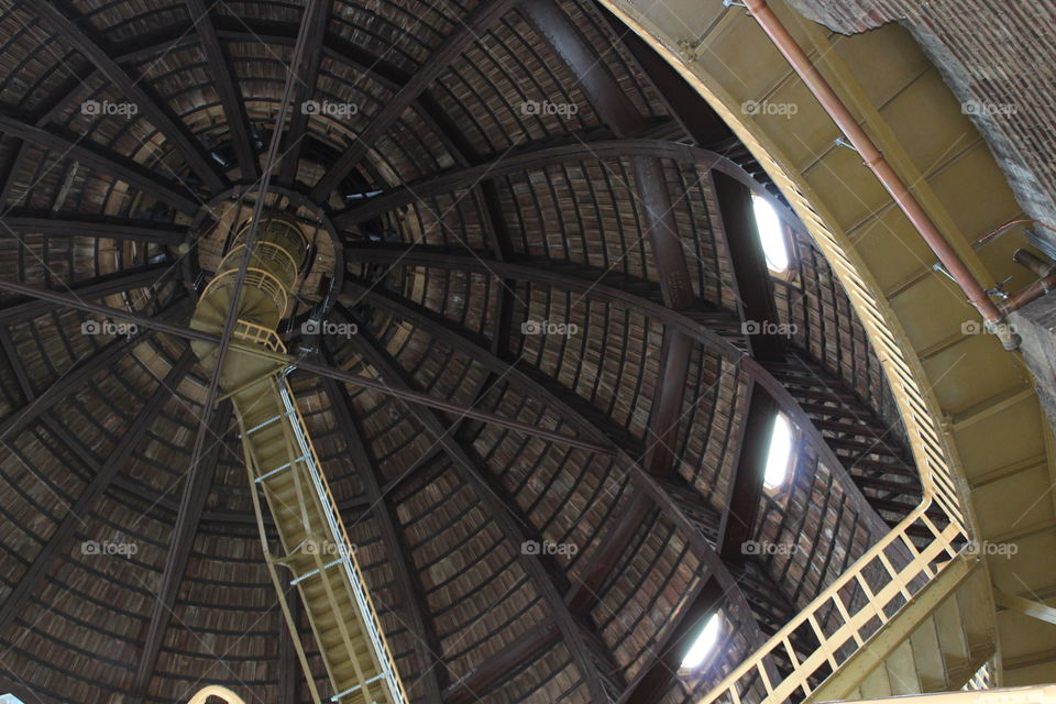 Stairs to the top of the Dome at the Kansas State Capital Building 