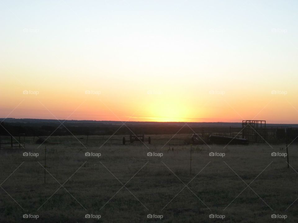 Oklahoma sunset 