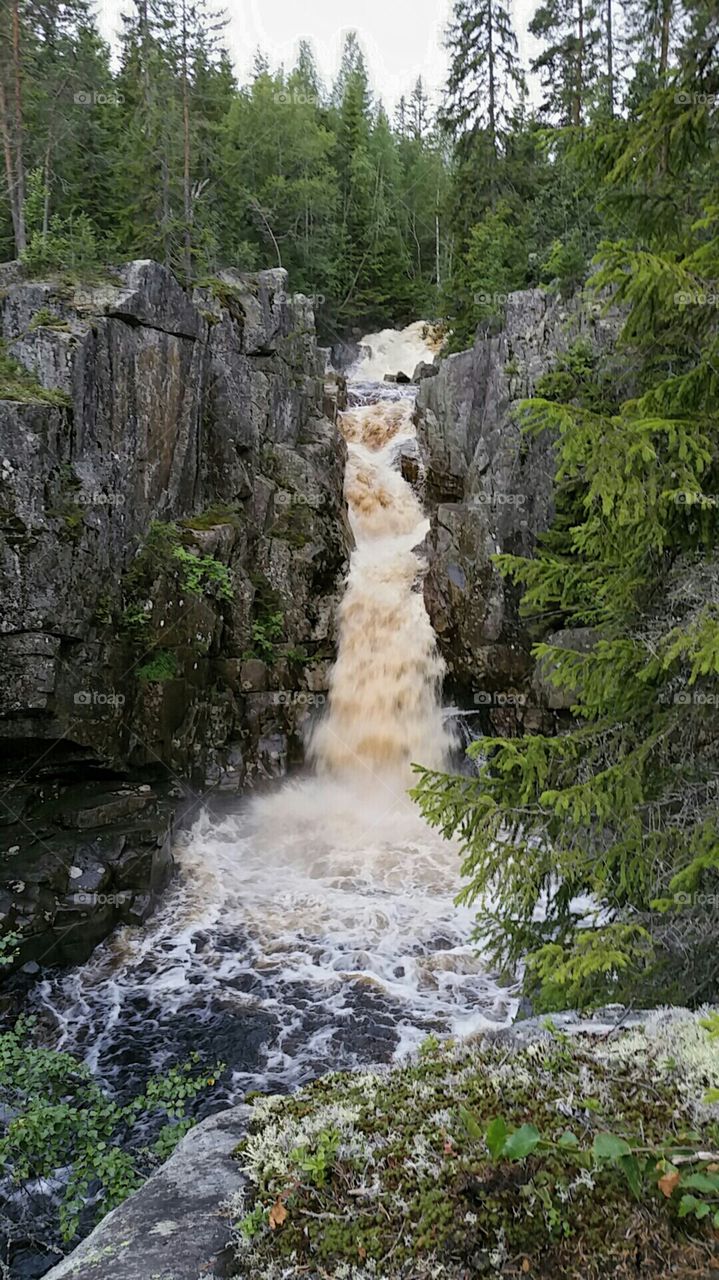 Øksna falls. A beautiful place in Elverum  - many waterfalls here