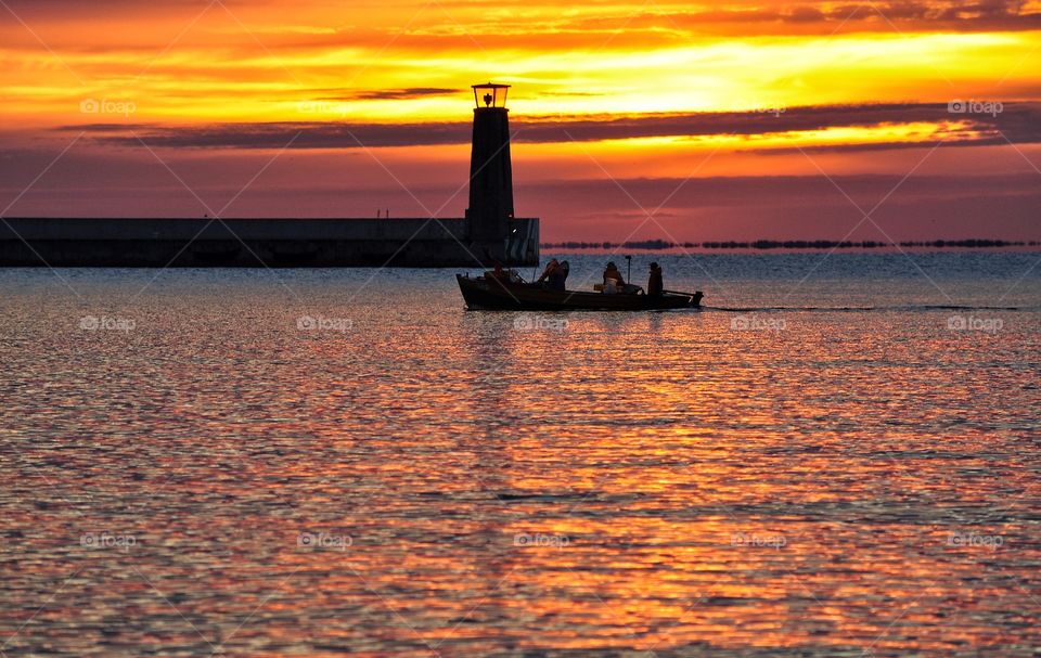 Sunset, Water, Dawn, Dusk, Evening