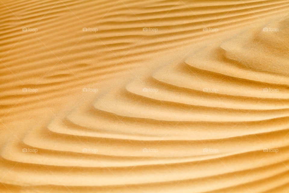 Natural texture of the sand in the desert