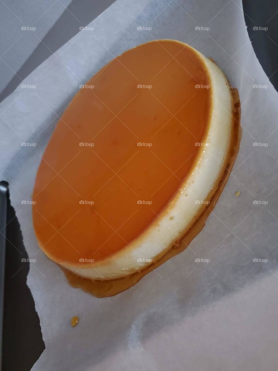 flan de vainilla, (vanilla flan or custard)