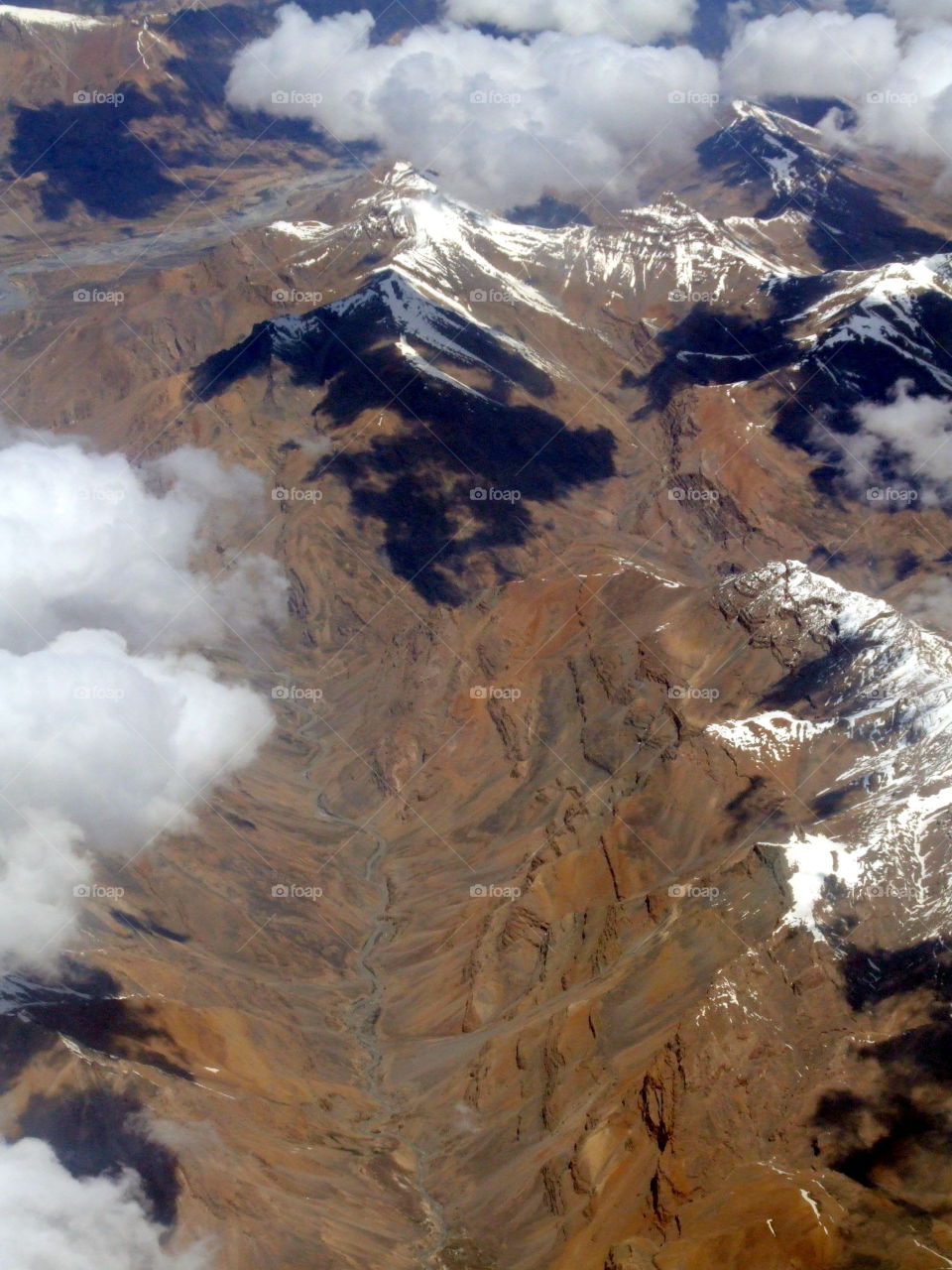 Ladakh from the sky
