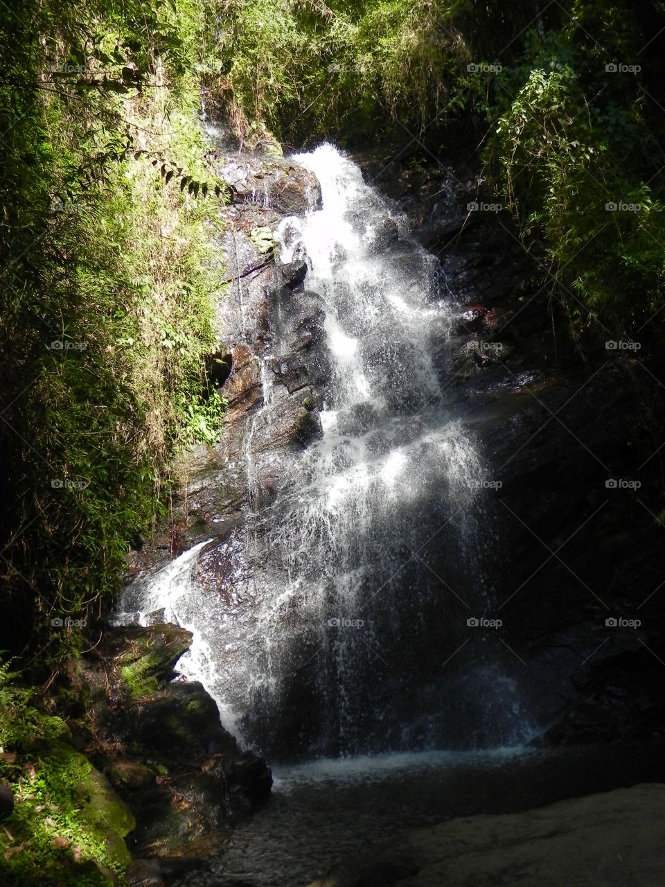 Waterfall Visconde de Maua-Brazil