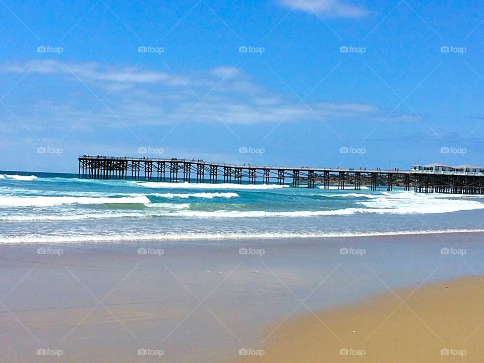 Pacific beach in San Diego