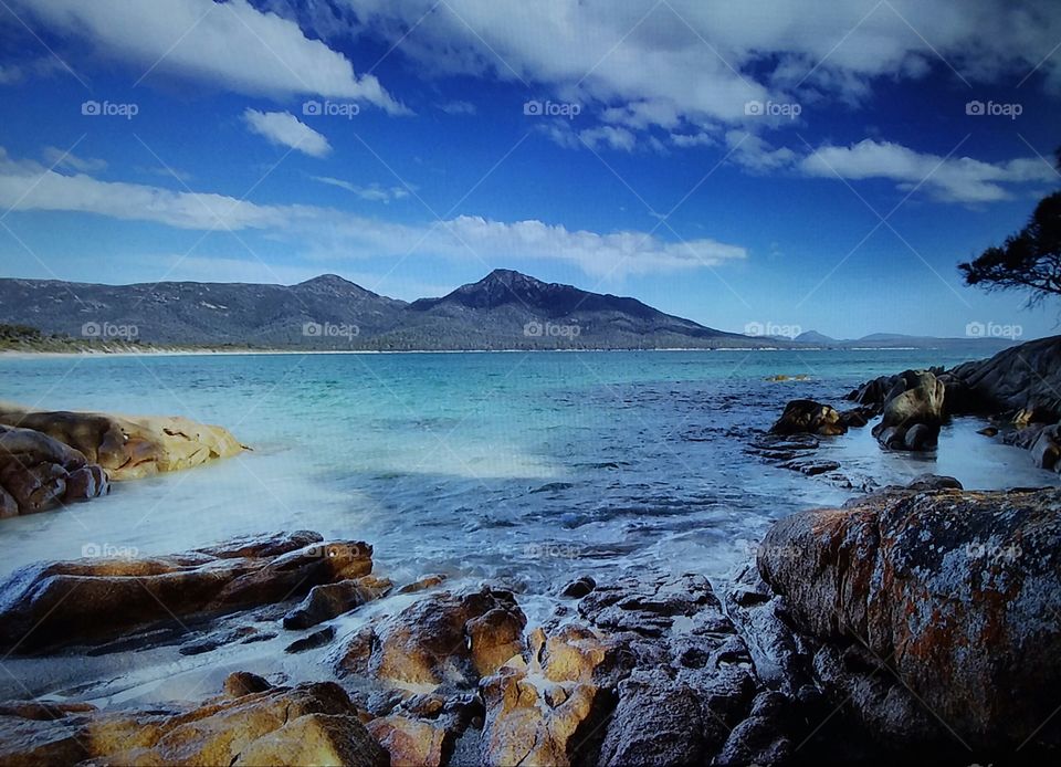 Autumn rain reflections