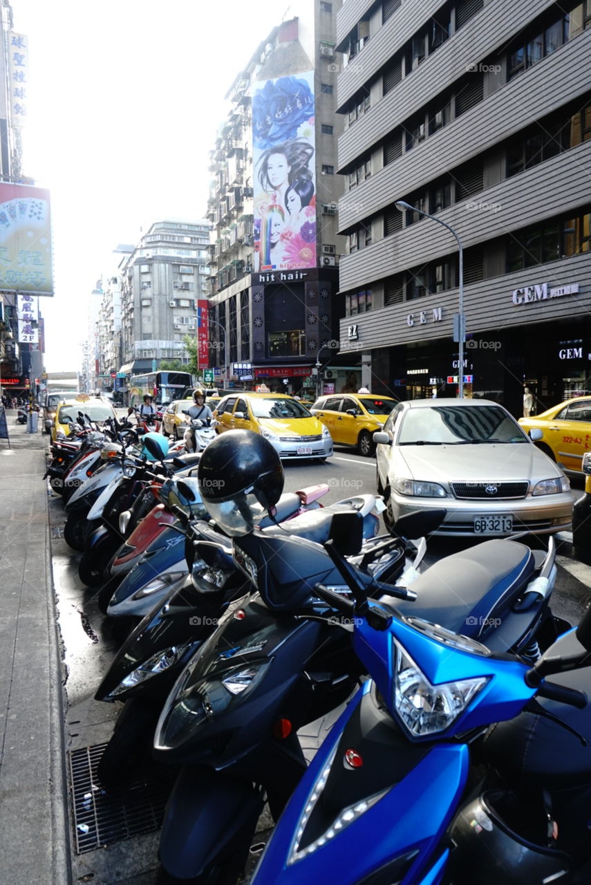 Taiwan Taipei scooters