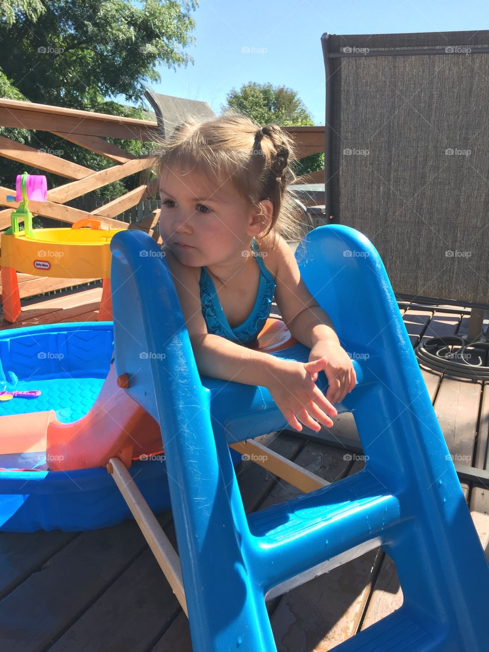 Relaxing With Family On Our Deck