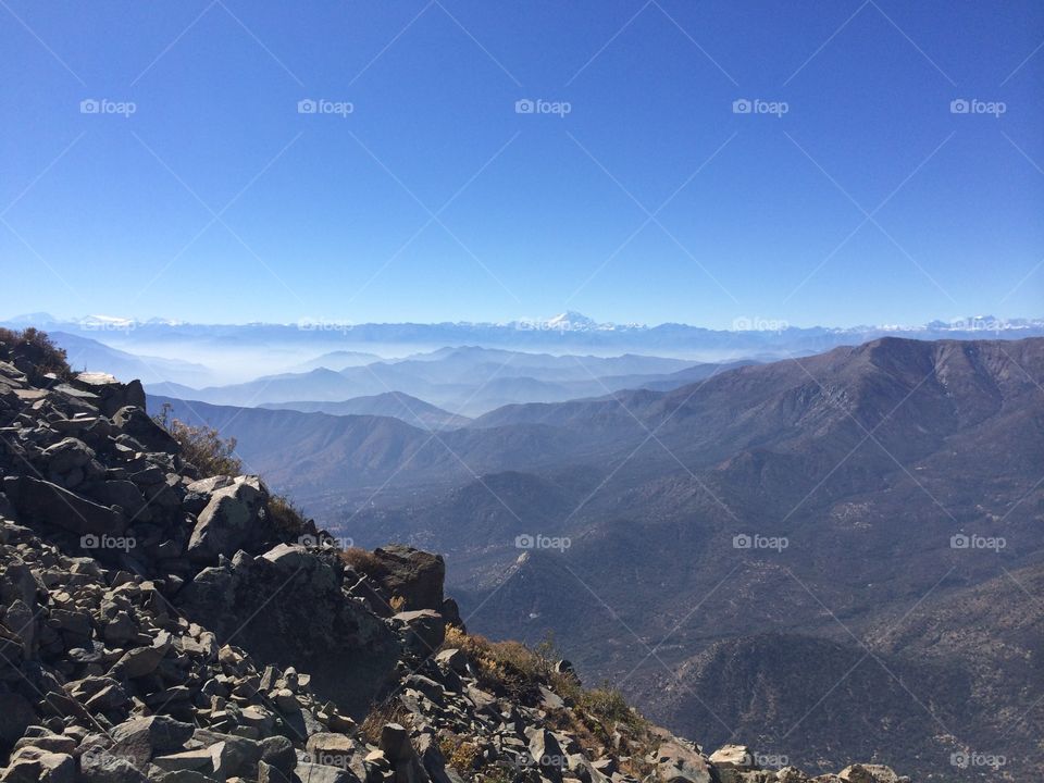Ascenso cerro La Campana. Limache. Chile