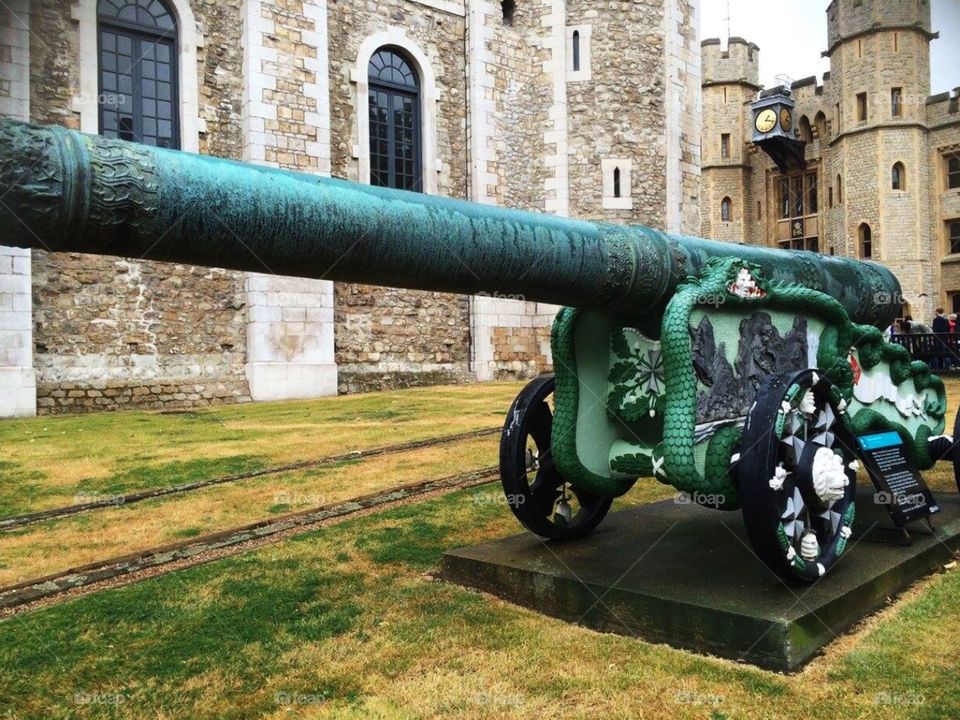 A canon in the London Tower 