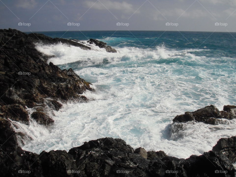 View from Mokulua Island. 