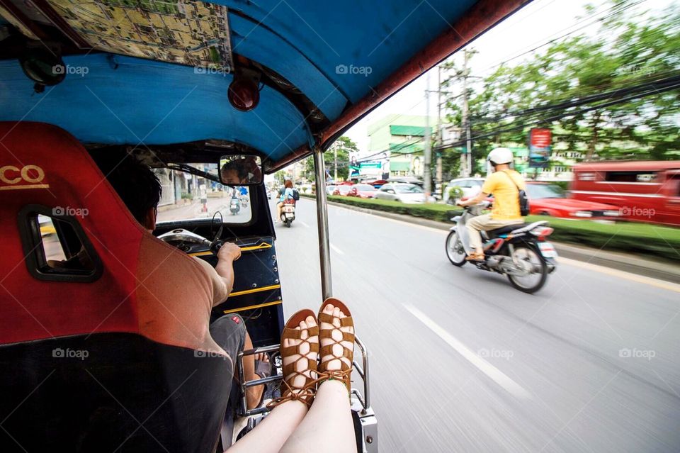 Tuk tuk in Chiang Mai, Thailand