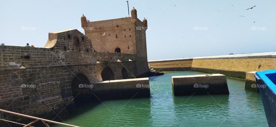 Beautiful  historical monument at essaouira city in Morocco