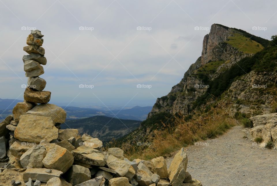 Mountain walk Alps