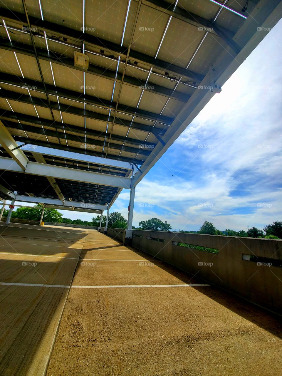 Parking Garage and Solar Panels