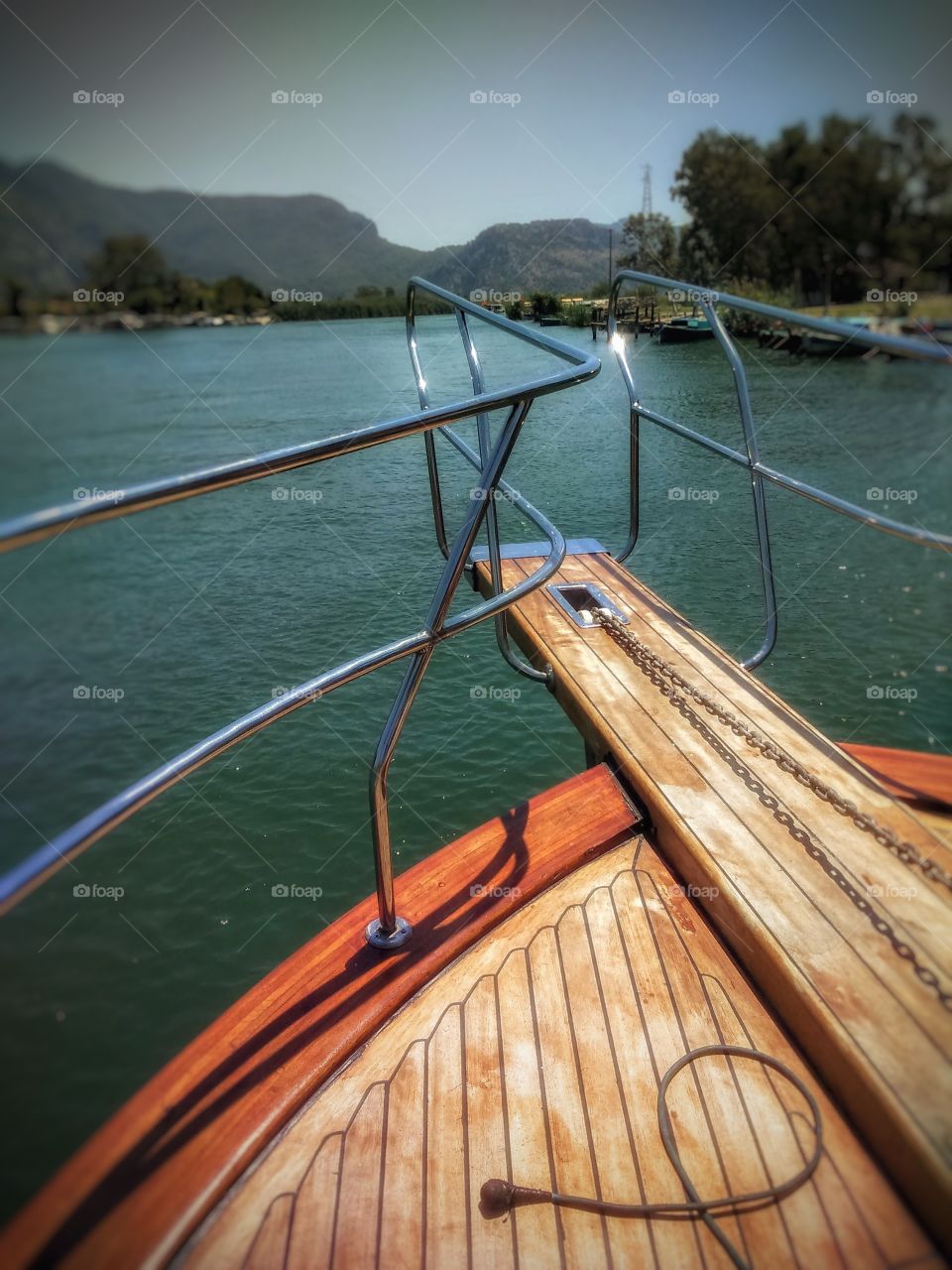 On the boat