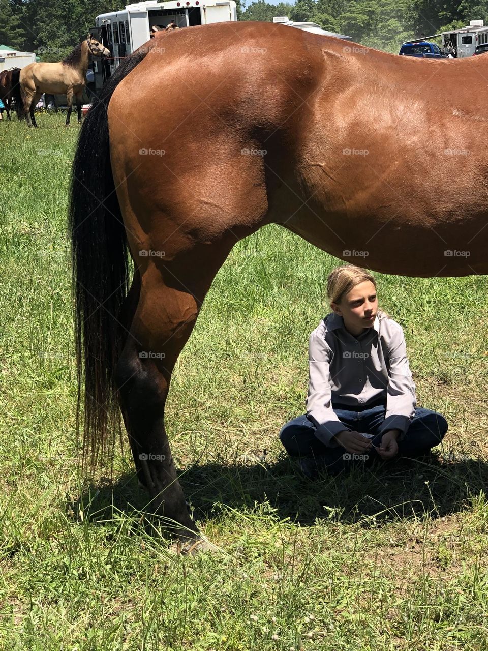 A Girl and Her Horse