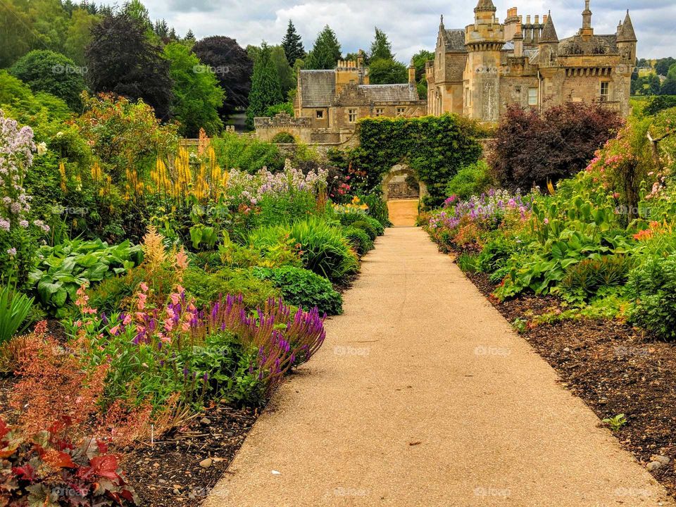 Beautiful Scottish castle and large garden