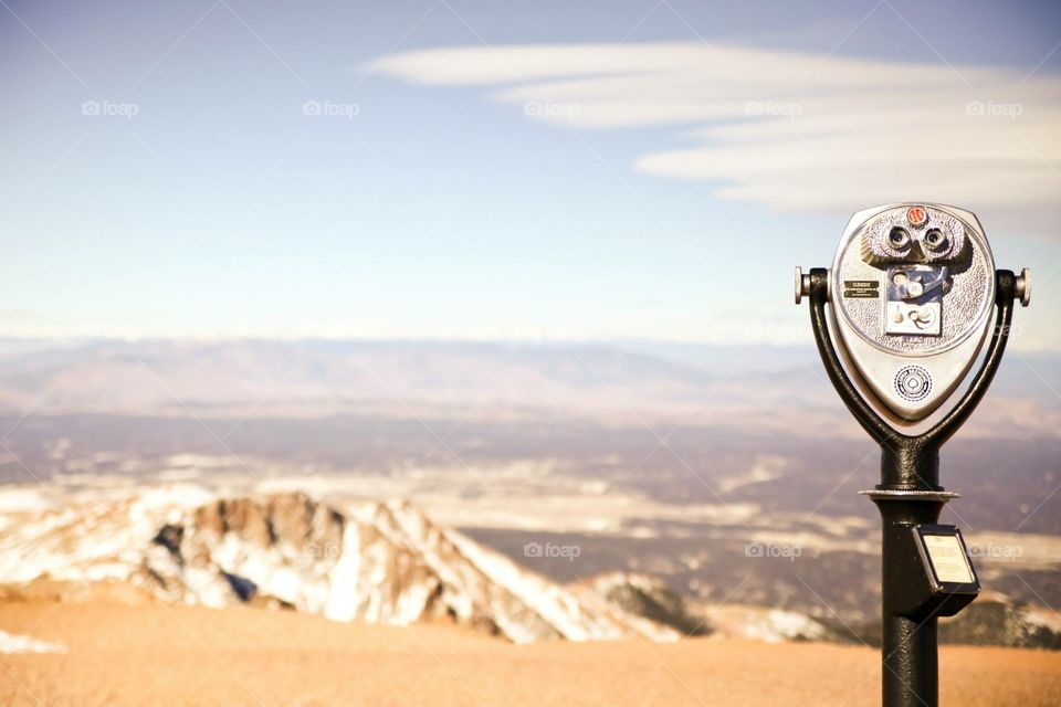View from the top. Colorado Springs looks amazing from the top of Pikes Peak!