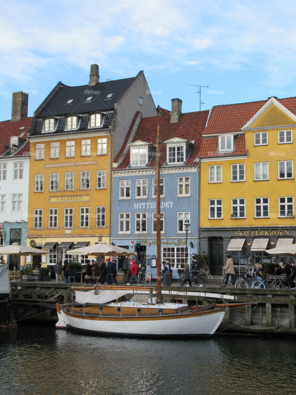 The colourful buildings of Nyhavn Denmark