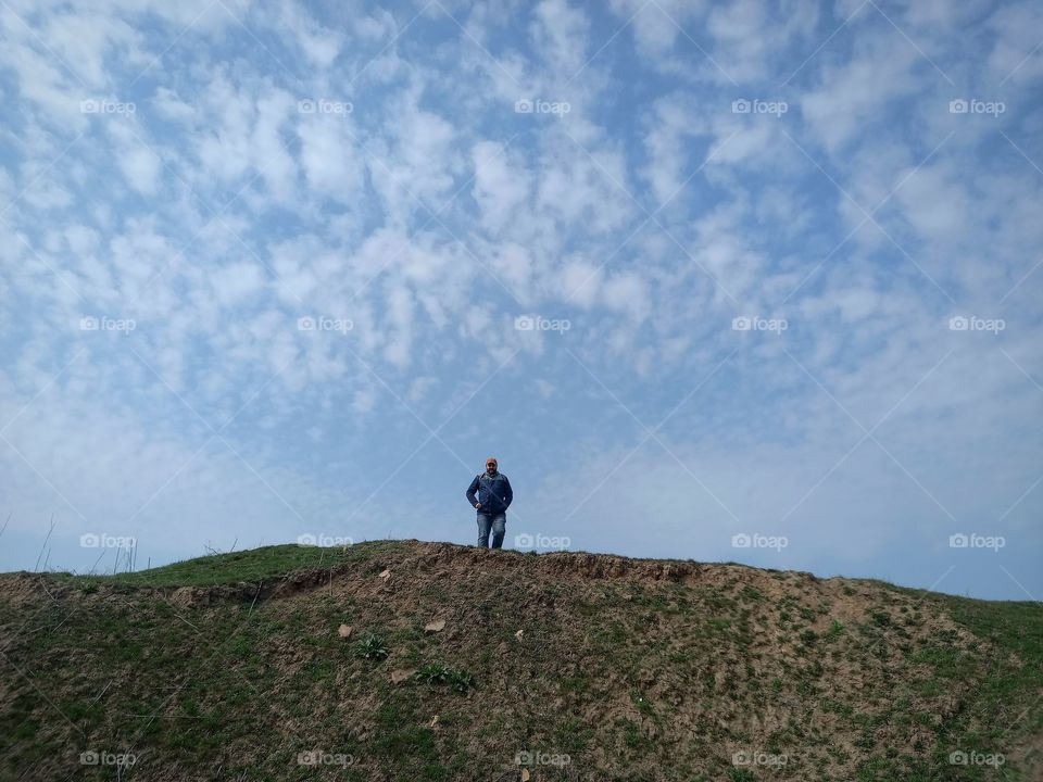 the man on the hill