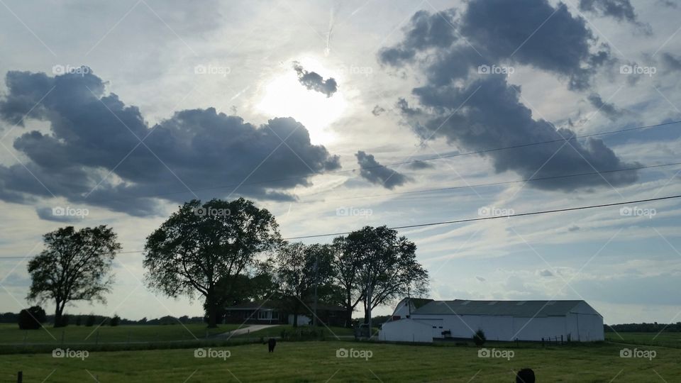farm sky