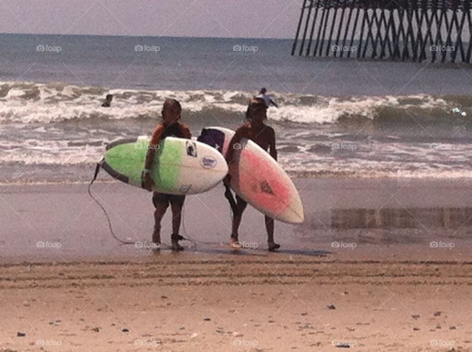 Surfer kids