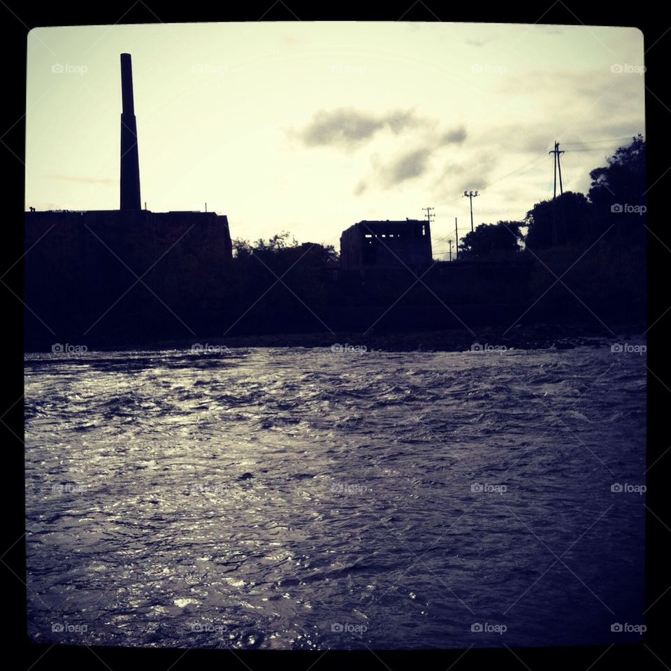 Merrimack River dam
