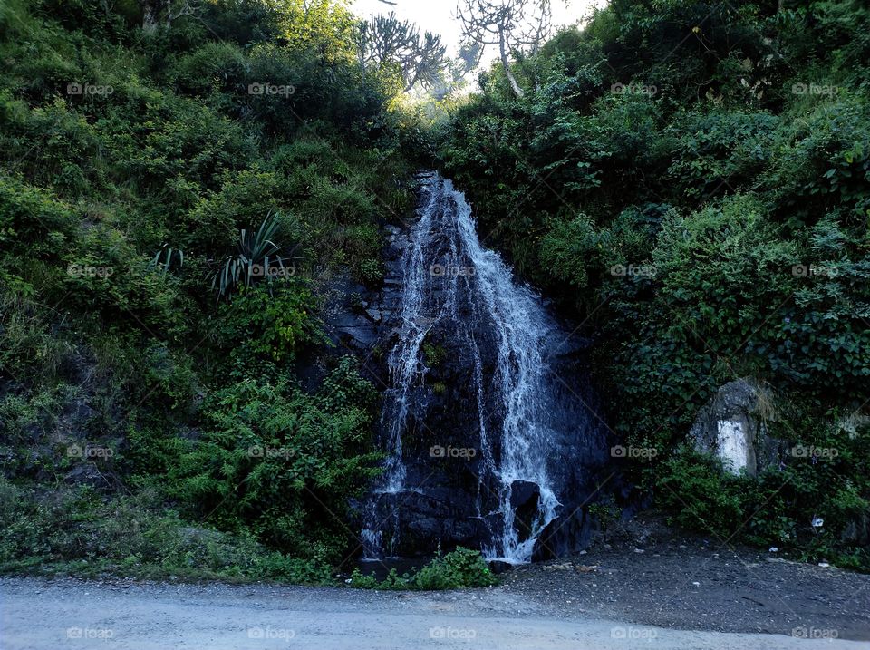 Waterfall from the mountain