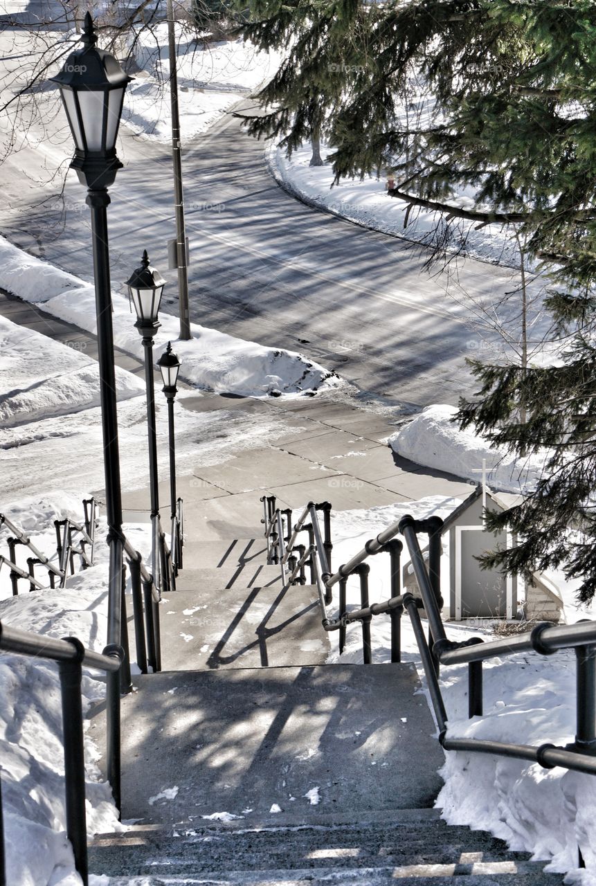 Snowy Steps