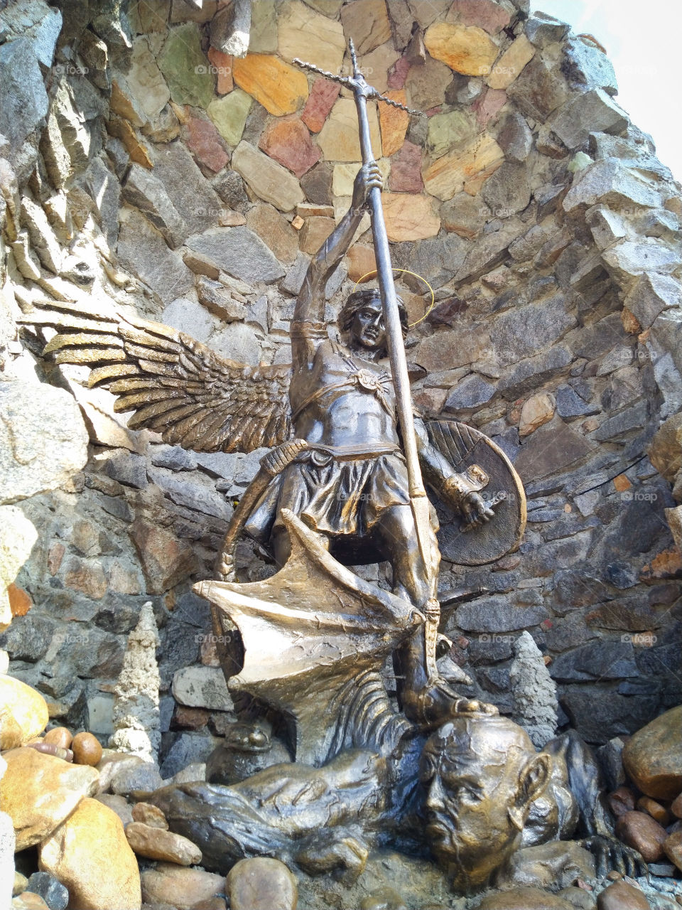 Saint Michael triumphing over Evil