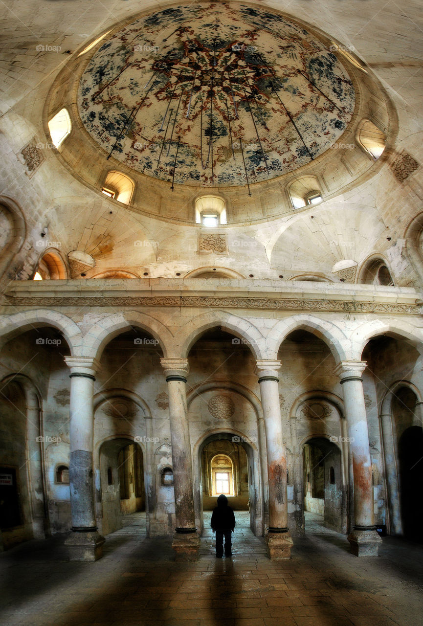 Inside of Ishak Pasha Palace