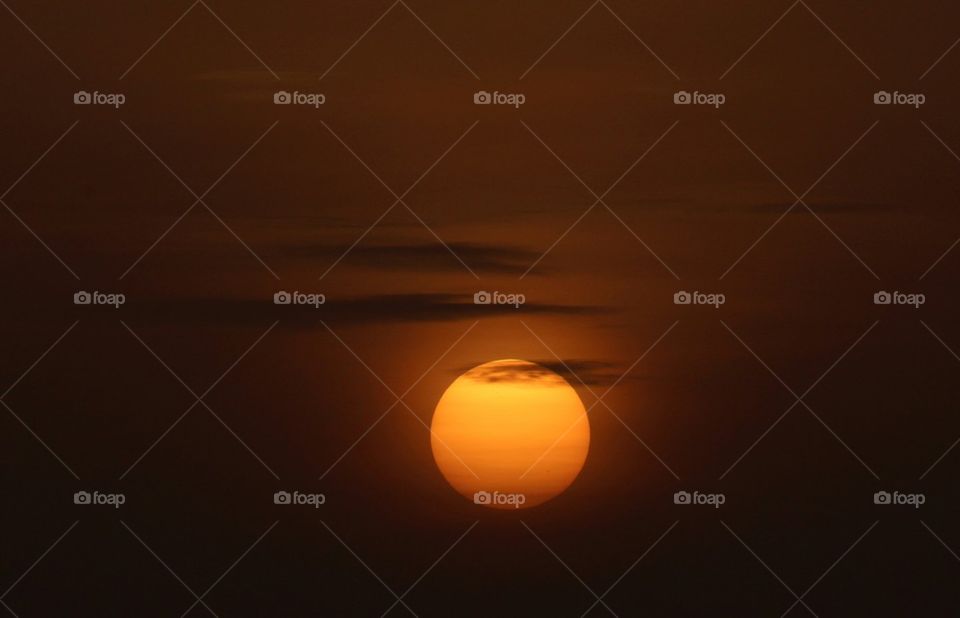 Scenic view of sun