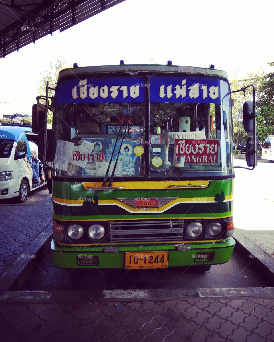 bus in chingrai